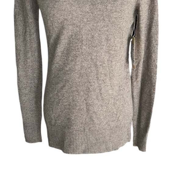 NWT Hayden x Vertical Design 100% 2-Ply Cashmere Sweater in Heather Rye - S - Picture 3 of 10